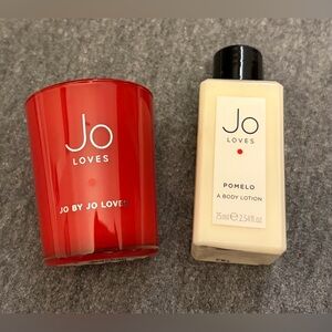 Jo by Jo Loves:  Signature Scent Votive Candle & Travel Size Pomelo Lotion